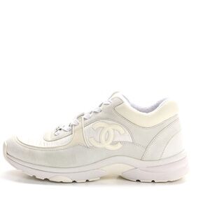 CHANEL Women's Cream Sneakers